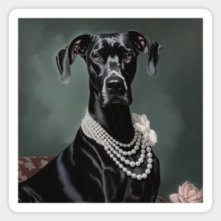 Pearly Great Dane Sticker